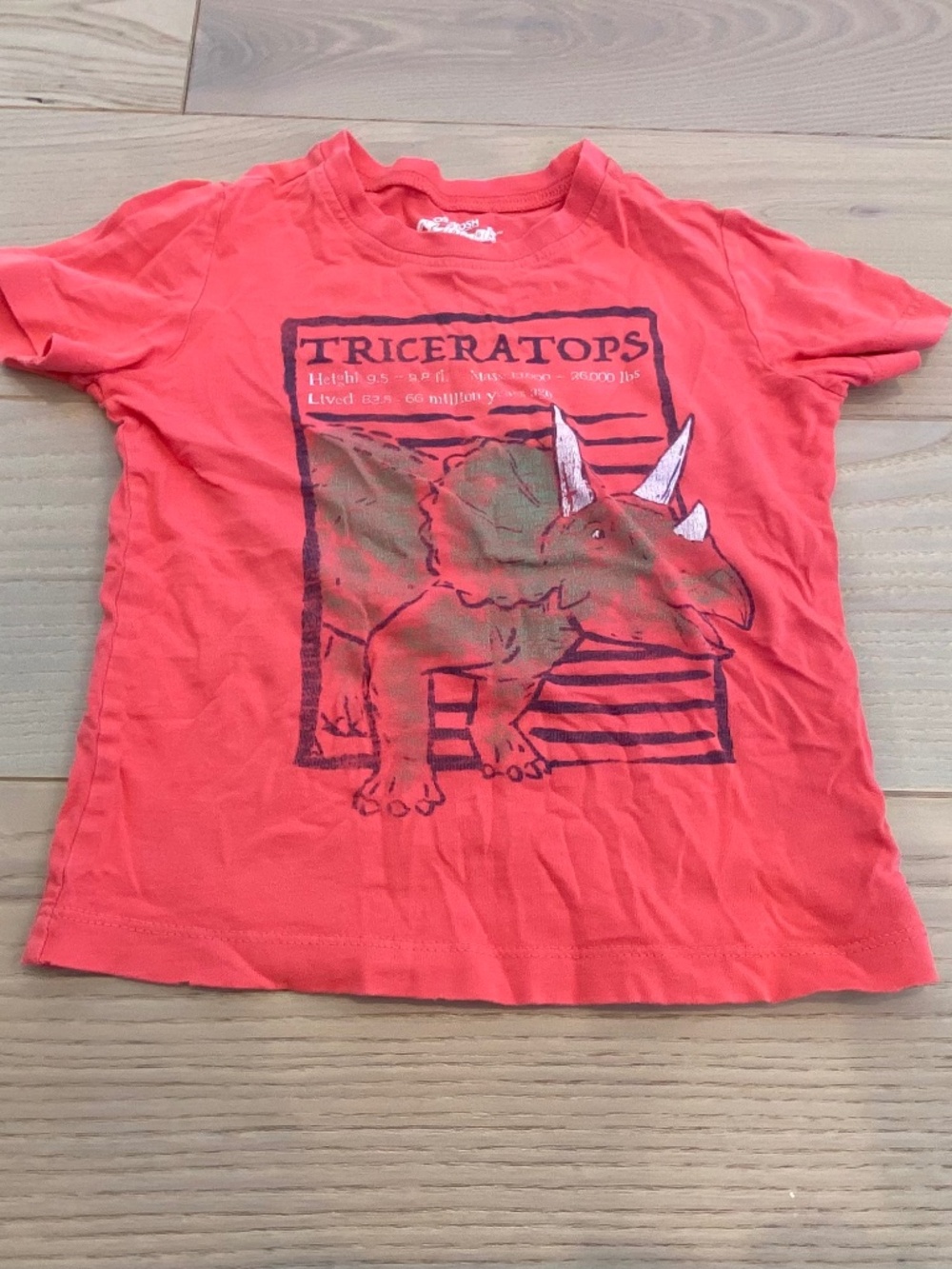 OshKosh Originals Dinosaur Graphic Red T-Shirt Size 2T
